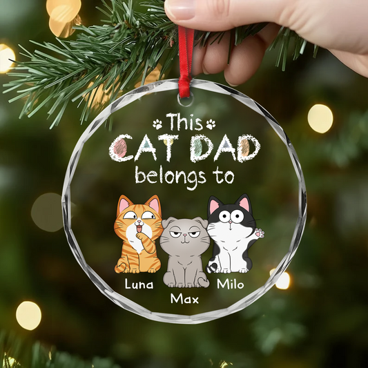 1295OUS2 custom glass cat ornaments_ christmas gifts for cat lovers 1295O