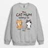 Personalised This Cat Mum/Dad Belongs To Sweatshirt - Personal Chic