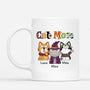 1311MUS1 personalized halloween cat mom mug