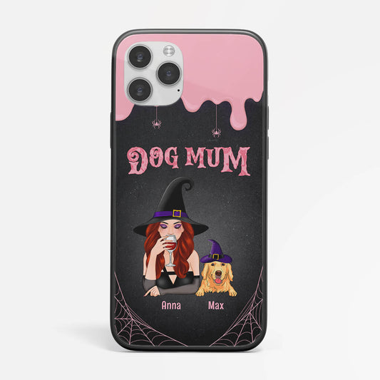 1313FUK1 personalised halloween dog mom iphone 11 phone case