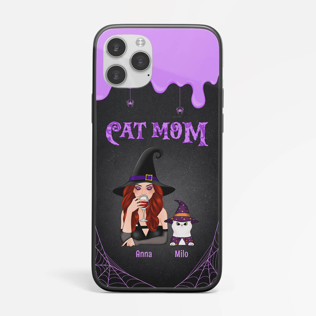 1313FUK2 personalised halloween cat mom iphone 12 phone case_1129cfc0 8717 4225 b11b 7aee9cc6a6b6