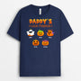 1318AUK1 personalised daddys little pumpkin t shirt