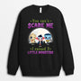 1320WUK1 personalised you cant scare me long sweatshirt
