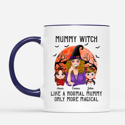 1324MUK2 personalised grandma witch like normal grandma halloween mug