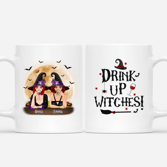 1327MUS1 personalized drink up witches mug