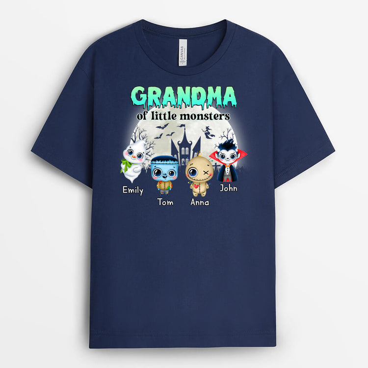 Personalised Grandma Of Little Monsters T-Shirt - Personal Chic