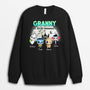 1330WUK2 personalised grandma of little monsters sweatshirt