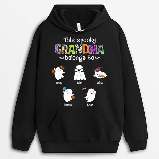 1332HUK1 personalised this grandma belongs to hoodie