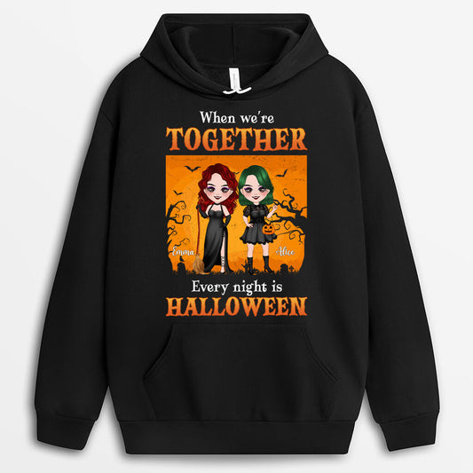 1333HUK1 personalised when were together hoodie