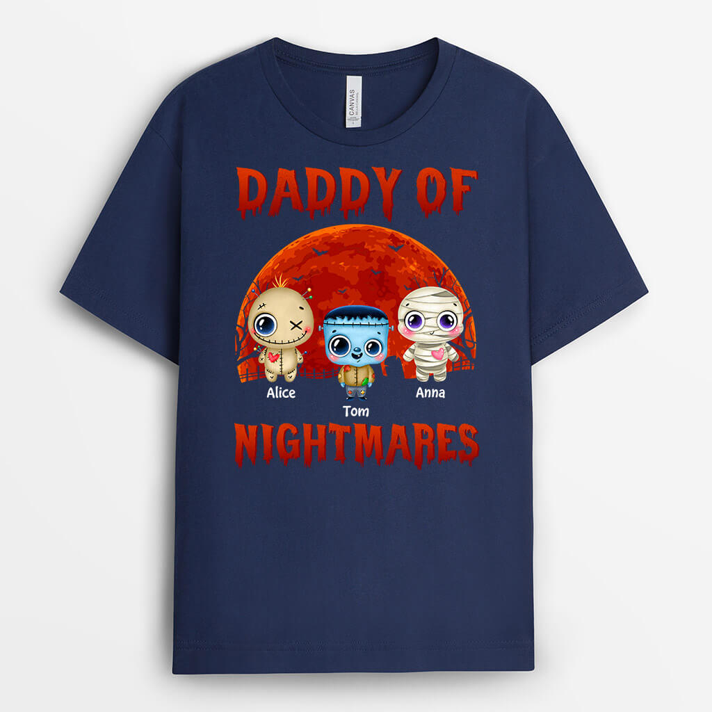 1340AUK2 personalised grandpas nightmares t shirt