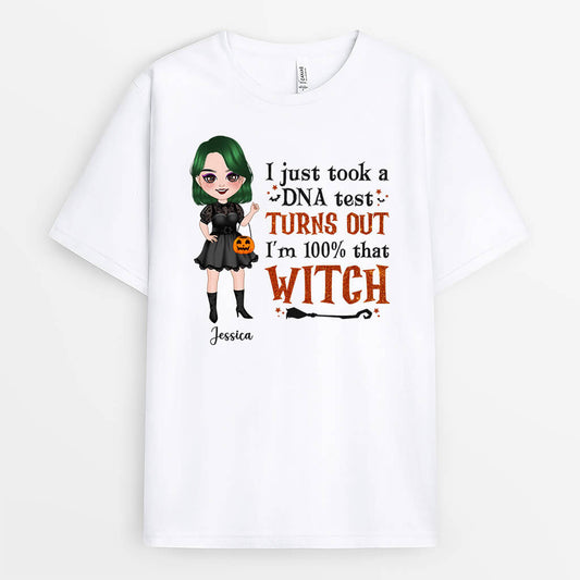 1342AUK1 personalised took dna test im that witch t shirt