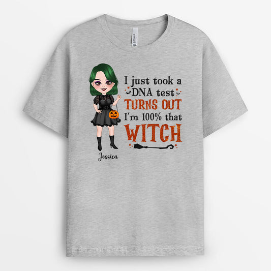 1342AUK2 personalised took dna test im that witch t shirt