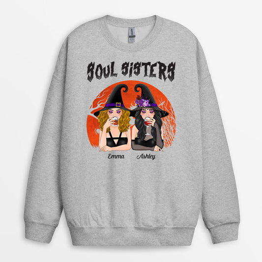 1344WUK1 personalised soul sisters sweatshirt