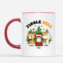 1364MUK2 personalised jingle hell cat christmas mug