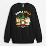 1364WUK2 personalised jingle hell cat christmas sweatshirt