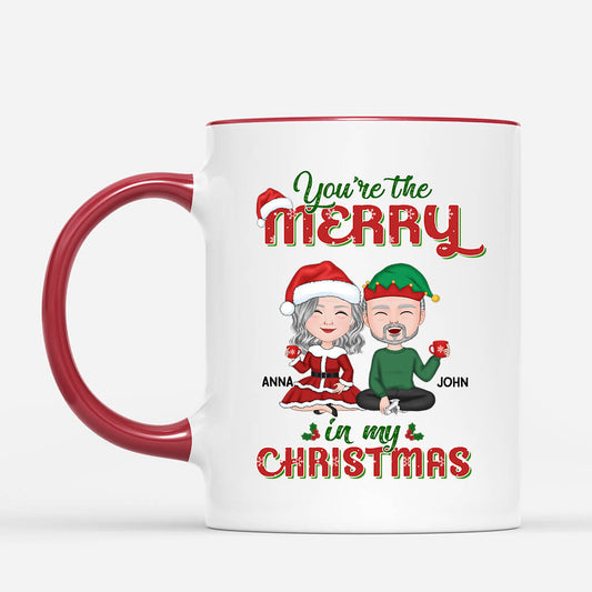 1365MUK2 personalised you are the merry in my christmas mug