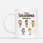 1366MUS1 personalized this grandma belongs to mug