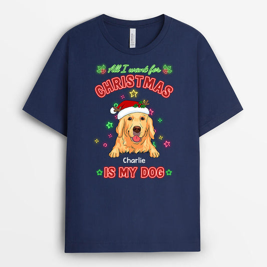 1368AUK2 personalised all i want for christmas is my dog t shirt_0c39c3ce d2b7 4c3a b22c 2ea544efe15c