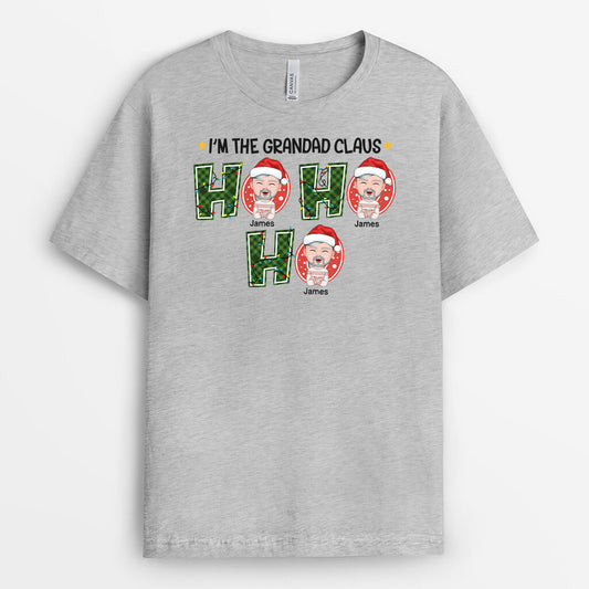 1383AUK2 personalised ho ho ho t shirt