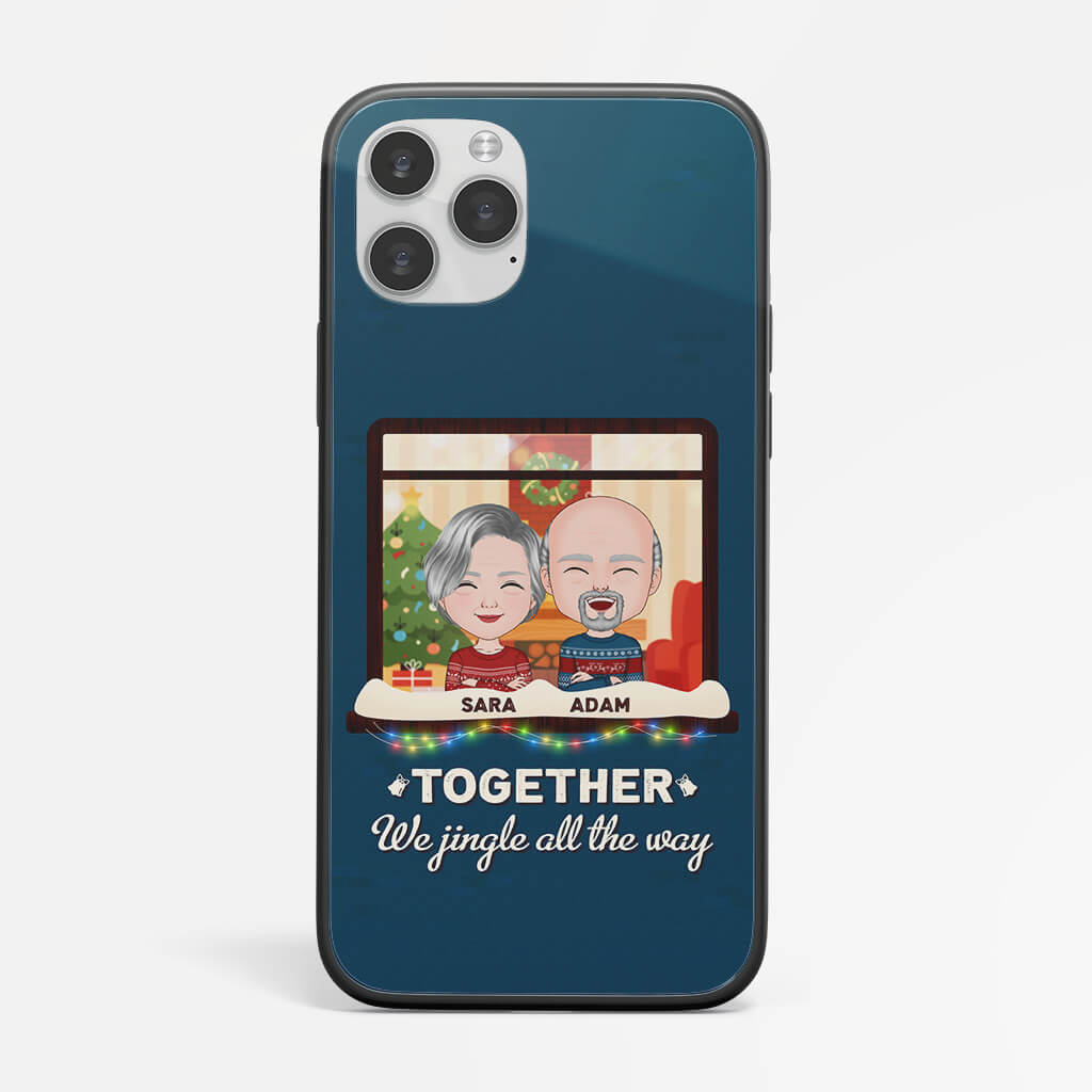 1390FUK2 personalised together we ringle all the way iphone 13 phone case
