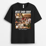 1395AUK1 personalised best dad ever t shirt