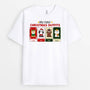 1402AUK1 personalised my cats christmas outfits t shirt