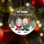 1410OUK2 personalised im yours no returns ornament