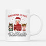 1421MUK1 personalised like a normal mummy christmas mug