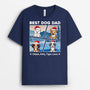 1426AUK1 personalised best dog mum dad t shirt