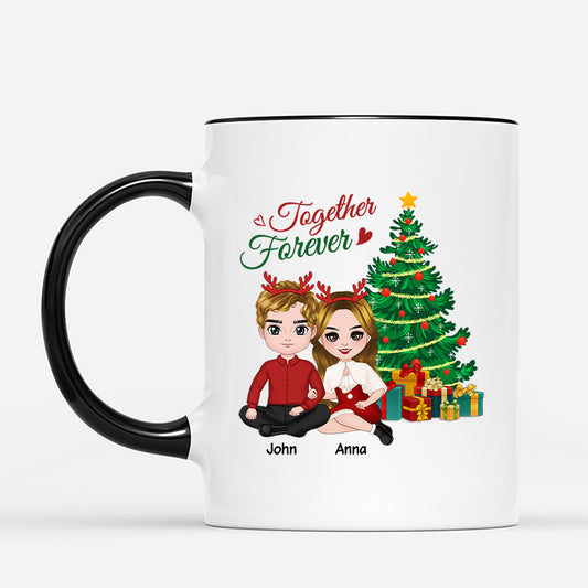 1429MUS2 personalized together forever christmas mug_bc3ff68e 5c7c 43fc 94ca 38a23a5b4dab