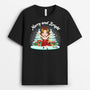 1447AUK1 personalised merry and bright t shirt