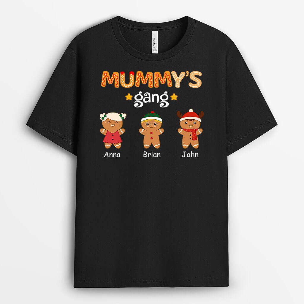 1460AUK1 personalised mummys gang t shirt