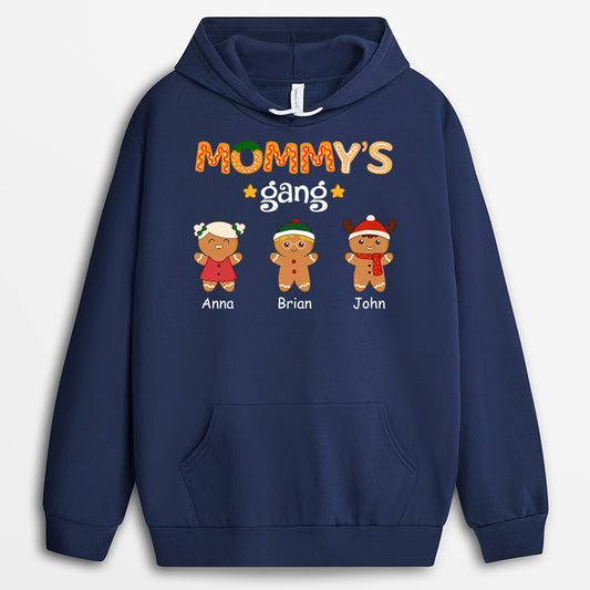 1460HUS2 custom gingerbread man hoodie christmas gifts for dad mom 1460H2L7B