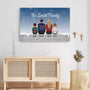 1464CUK3 personalised the smith family christmas canvas
