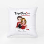 1470PUK1 together since pillow  personalised gift ideas for couple