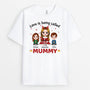 1473AUK1 personalised love is being called mummy t shirt