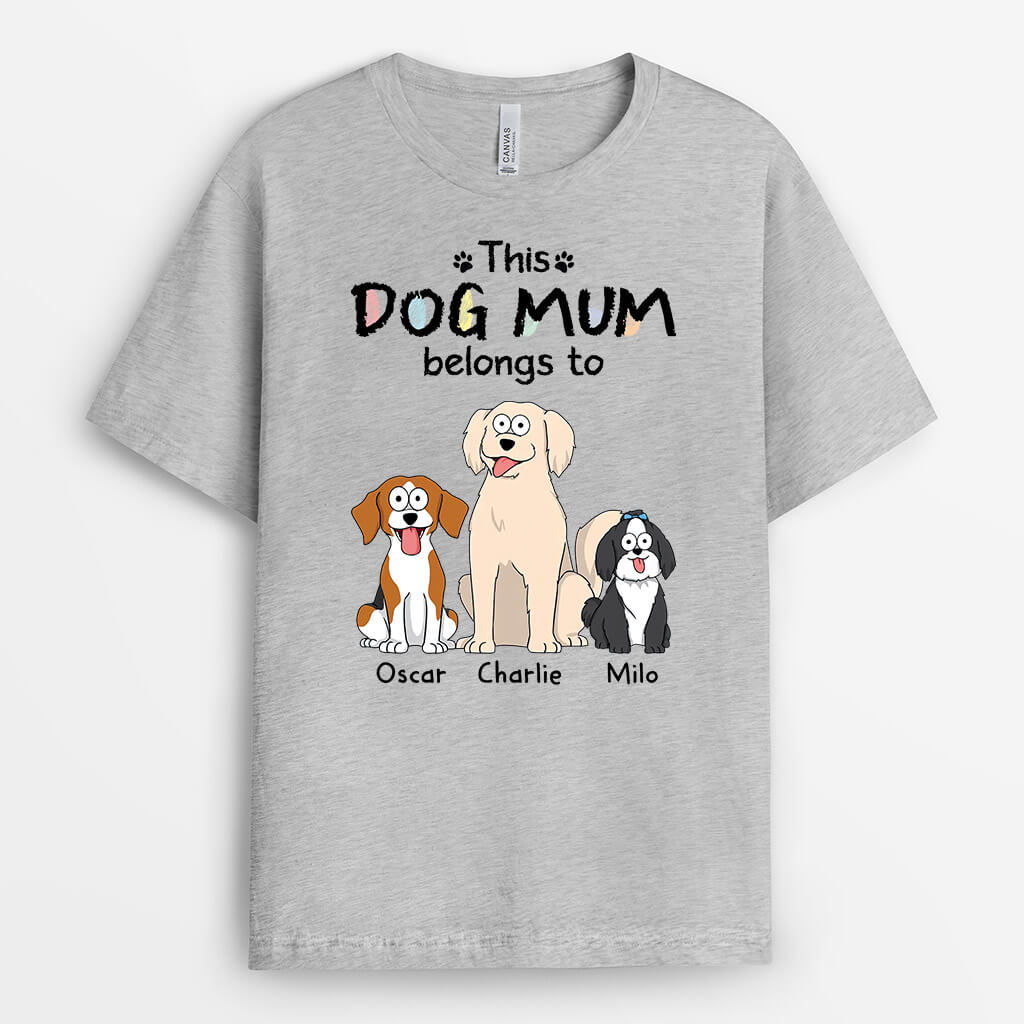 1474AUK2 personalised this dog dad dog mum belongs to