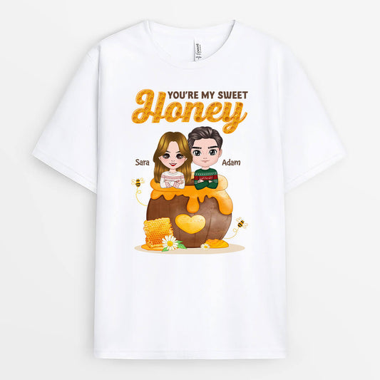 1477AUK1 personalised you are my sweet honey t shirt