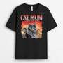 1482AUK2 personalised cat mum cat dad t shirt