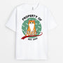 1483AUK1 personalised cat property t shirt