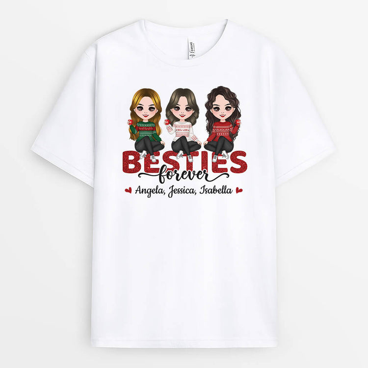 Personalised Sisters Forever/Besties Forever T-Shirt - Personal Chic