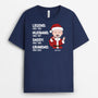 1495AUK1 personalised christmas legend t shirt