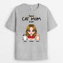 1501AUK1 personalised best cat mum ever t shirt