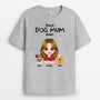 1501AUK2 personalised best dog mum ever t shirt