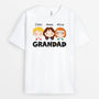 1504AUK1 personalised grandpa and grandkids t shirt