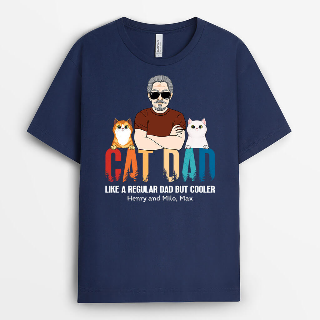 1509AUK2 personalised cat dad like a regular but cooler t shirt_b3f5ace3 43bc 4458 984b 430083d4bdb1
