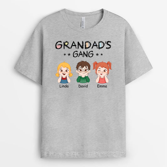 1527AUK2 personalised daddys gang t shirt
