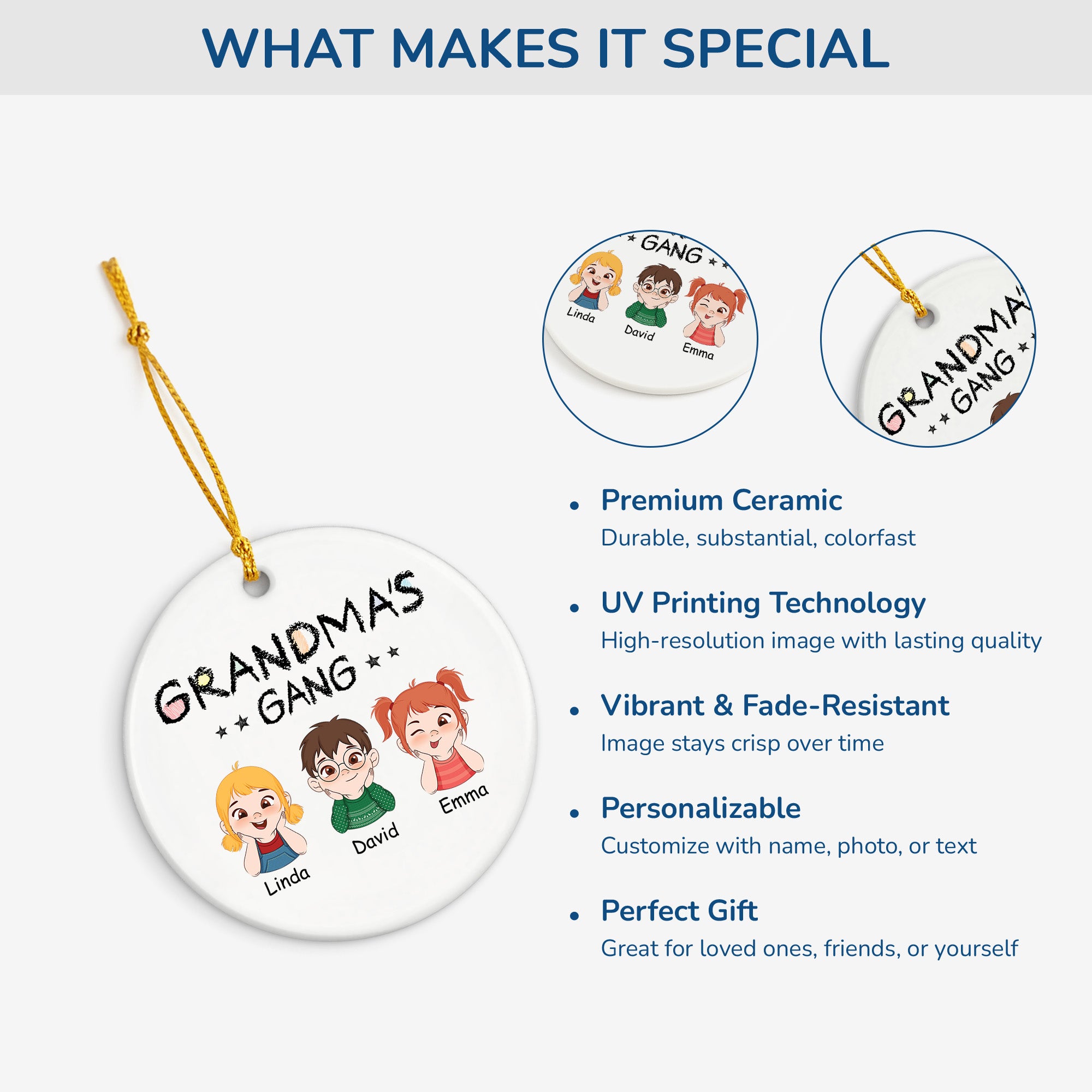 1527OUS4 personalized ceramic ornaments unique gifts for mom 1527OKQ8A