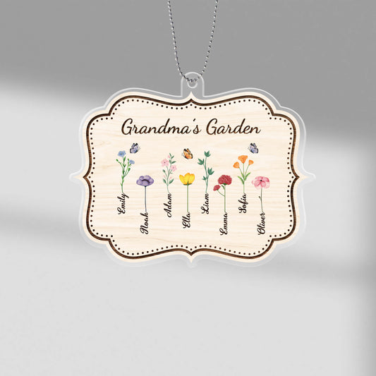 1528OUK1 personalised grandmas garden ornament