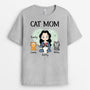 1531AUK2 personalised cat mum t shirt